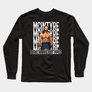 Wrestle Star aj drew mcintyre Long Sleeve T-Shirt